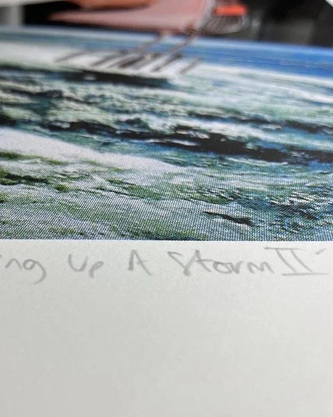 Stirring Up A Storm II - Silkscreen print