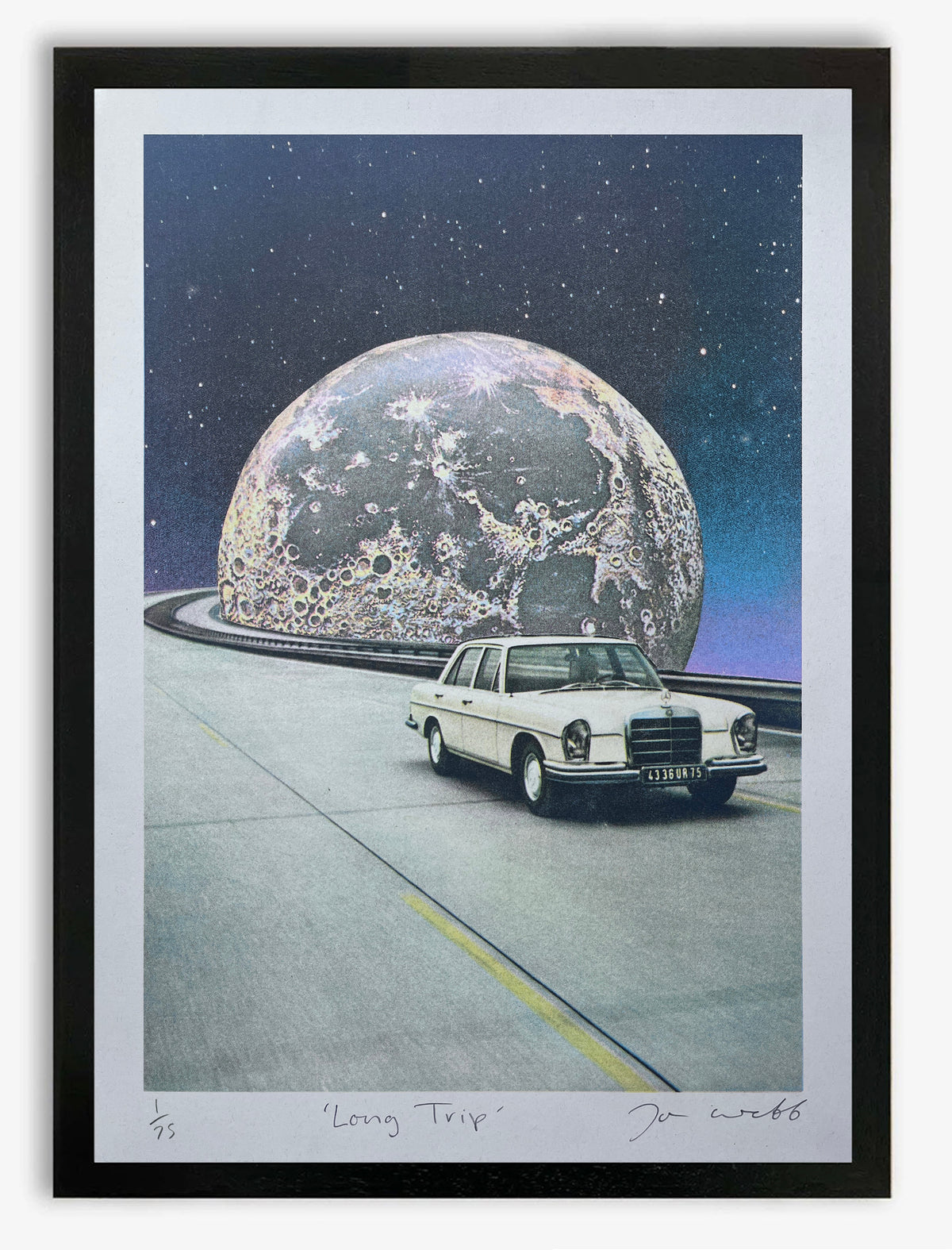 Long Trip - Risograph Print
