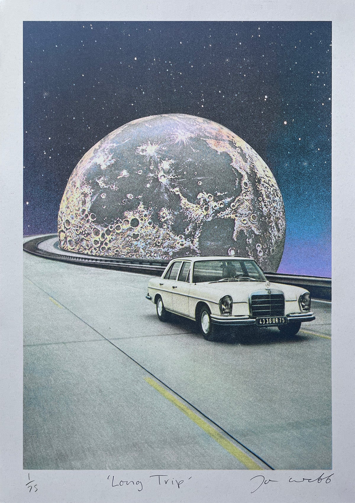 Long Trip - Risograph Print