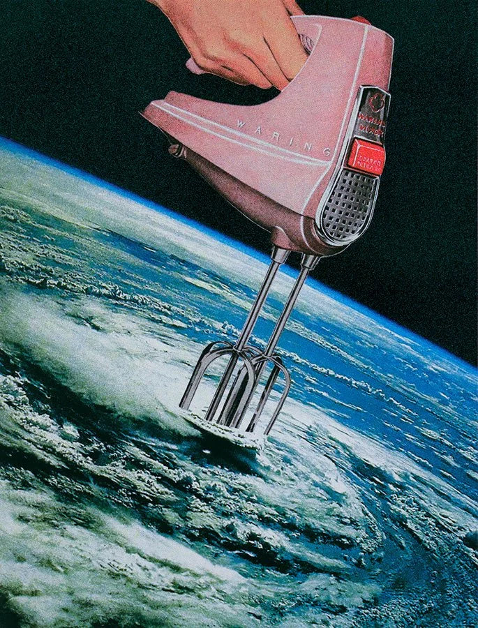 Stirring Up A Storm II - Silkscreen print