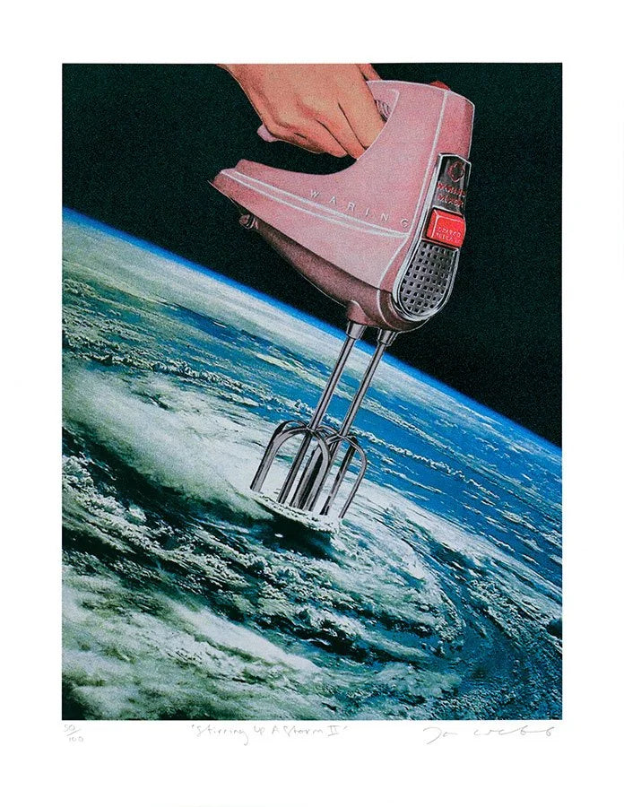 Stirring Up A Storm II - Silkscreen print