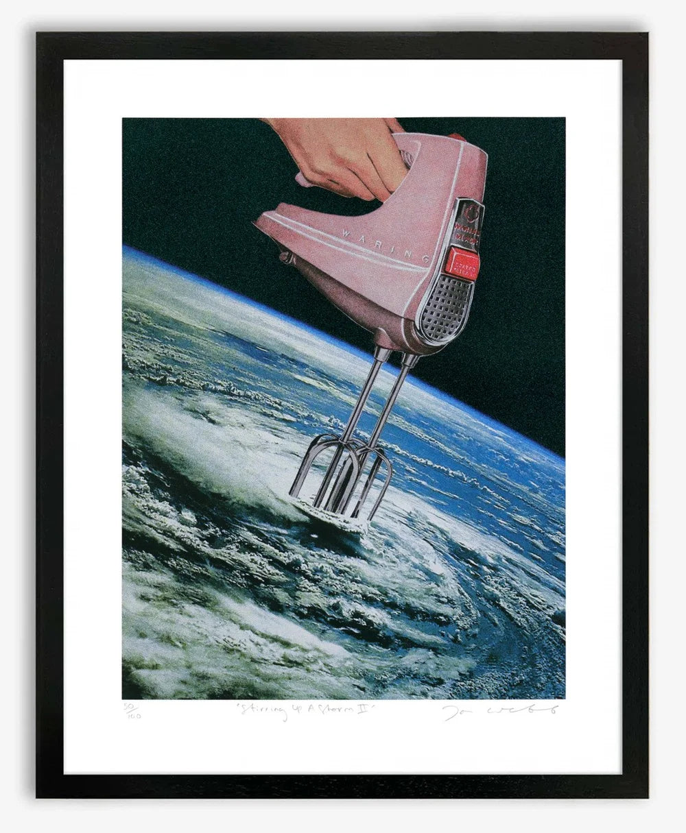 Stirring Up A Storm II - Silkscreen print