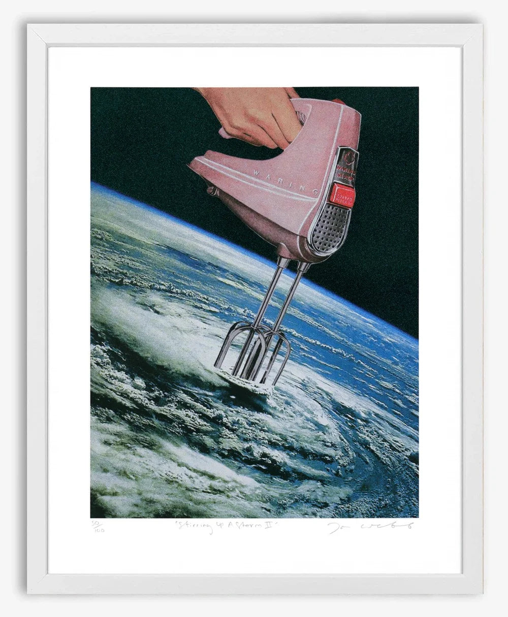 Stirring Up A Storm II - Silkscreen print