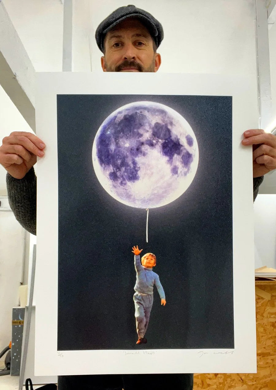 Small Steps - Silkscreen print
